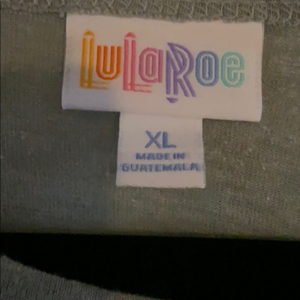 LuLa Roe Randy Raglan. Size XL. New with tags. - Picture 4 of 6